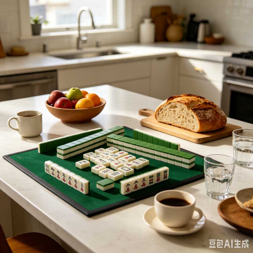 retro vintage mahjong set
