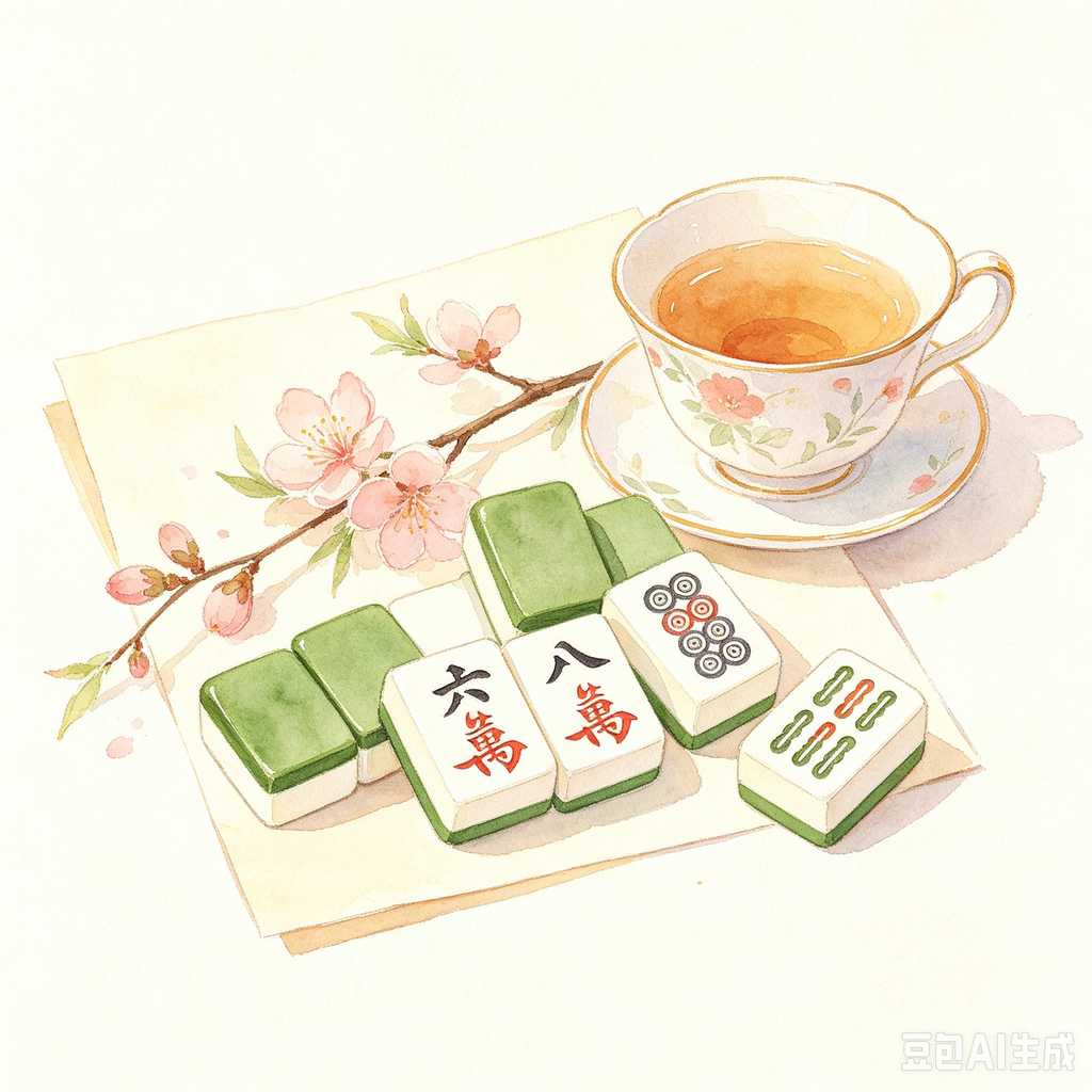 custom cartoon mahjong set
