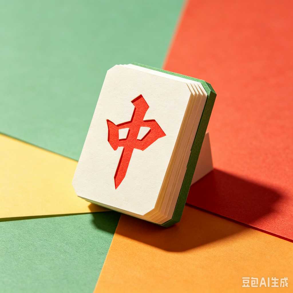 unique color mahjong tiles design