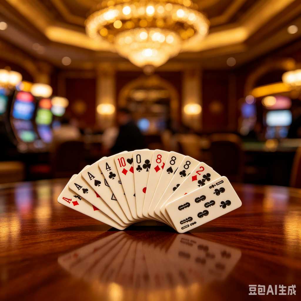 printed logo mahjong set